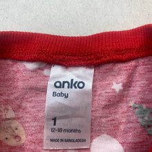 Load image into Gallery viewer, unisex Anko, cotton Christmas t-shirt / top, FUC, size 1,  
