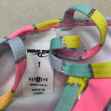 Load image into Gallery viewer, Girls Wave Zone, colourful swim one-piece, unicorn, EUC, size 1,  