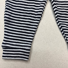 Load image into Gallery viewer, unisex Anko, striped soft cotton leggings / bottoms, EUC, size 0000,  