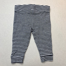 Load image into Gallery viewer, unisex Anko, striped soft cotton leggings / bottoms, EUC, size 0000,  