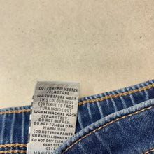 Load image into Gallery viewer, unisex Target, stretch knit denim pants, elasticated, FUC, size 0,  