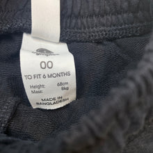 Load image into Gallery viewer, Boys Dymples, black cotton shorts, elasticated, GUC, size 00,  