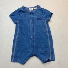 Load image into Gallery viewer, Boys Fox &amp; Finch, stretch cotton romper, GUC, size 000,  