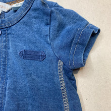 Load image into Gallery viewer, Boys Fox &amp; Finch, stretch cotton romper, GUC, size 000,  