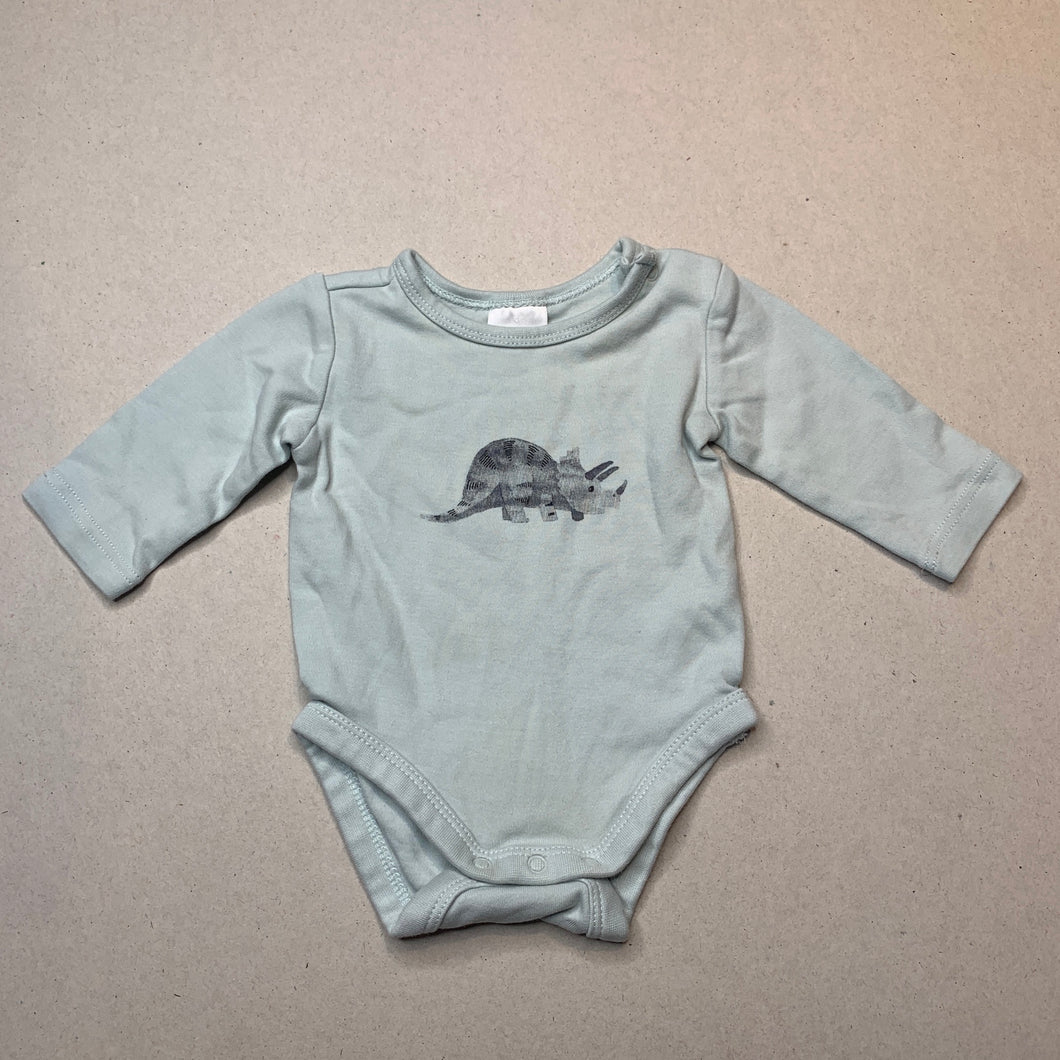 unisex Target, soft cotton bodysuit / romper, GUC, size 0000,  