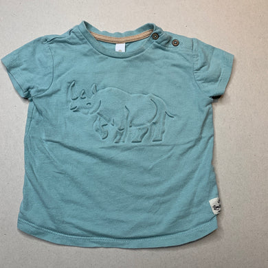 Boys Dymples, cotton t-shirt / top, rhino, FUC, size 1,  