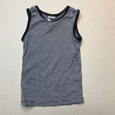 unisex Target, striped cotton singlet top, EUC, size 00,  