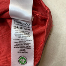 Load image into Gallery viewer, Boys purebaby, organic cotton Christmas t-shirt / top, GUC, size 0,  