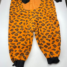 Load image into Gallery viewer, Boys novelty, fleece animal print one-piece / costume, FUC, size 10-14,  