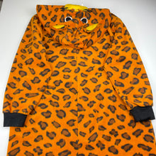 Load image into Gallery viewer, Boys novelty, fleece animal print one-piece / costume, FUC, size 10-14,  
