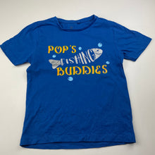 Load image into Gallery viewer, Boys Favourites, organic cotton t-shirt / top, fishing, GUC, size 6,  