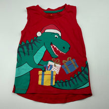 Load image into Gallery viewer, Boys Tilt, cotton Christmas top, dinosaur, FUC, size 3,  