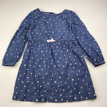 Load image into Gallery viewer, Girls Anko, lightweight cotton long sleeve dress, GUC, size 4, L: 53cm