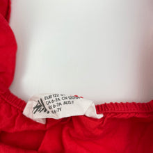 Load image into Gallery viewer, Girls H&amp;M, red cotton casual summer dress, GUC, size 7, L: 65cm