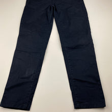 Load image into Gallery viewer, Boys Anko, navy stretch cotton chino pants, adjustable, Inside leg: 55cm, EUC, size 7,  