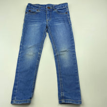 Load image into Gallery viewer, Girls Target, lightweight stretch denim jeans, adjustable, Inside leg: 40cm, FUC, size 4,  
