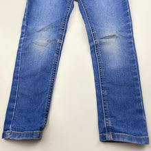 Load image into Gallery viewer, Girls Target, lightweight stretch denim jeans, adjustable, Inside leg: 40cm, FUC, size 4,  