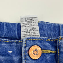 Load image into Gallery viewer, Girls Target, lightweight stretch denim jeans, adjustable, Inside leg: 40cm, FUC, size 4,  