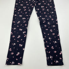 Load image into Gallery viewer, Girls Target, stretchy floral leggings, Inside leg: 56cm, GUC, size 10,  