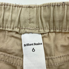 Load image into Gallery viewer, Boys Brilliant Basics, cotton casual pants, elasticated, Inside leg: 54cm, GUC, size 6,  