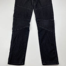 Load image into Gallery viewer, Girls Target, black stretchy denim leggings, Inside leg: 58cm, GUC, size 10,  