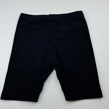 Load image into Gallery viewer, Girls Schooltex, black stretchy bike shorts, EUC, size 10,  