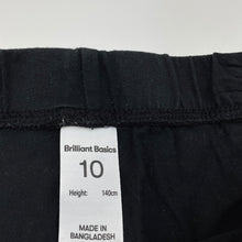 Load image into Gallery viewer, Girls Brilliant Basics, black stretchy cropped leggings, Inside leg: 40cm, FUC, size 10,  