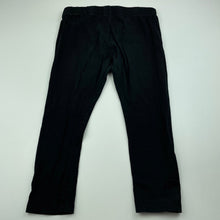 Load image into Gallery viewer, Girls Brilliant Basics, black stretchy cropped leggings, Inside leg: 40cm, FUC, size 10,  