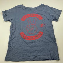 Load image into Gallery viewer, Boys H&amp;T, blue cotton t-shirt / top, FUC, size 6,  