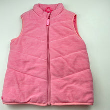 Load image into Gallery viewer, Girls Target, pink marle vest / sleeveless jacket, EUC, size 6,  