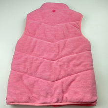 Load image into Gallery viewer, Girls Target, pink marle vest / sleeveless jacket, EUC, size 6,  