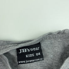 Load image into Gallery viewer, Girls JB&#39;s Wear, grey marle t-shirt / top, EUC, size 4,  