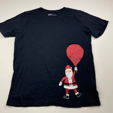 Load image into Gallery viewer, Boys Anko, navy cotton Christmas t-shirt / top, EUC, size 7,  