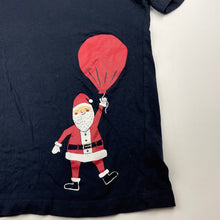 Load image into Gallery viewer, Boys Anko, navy cotton Christmas t-shirt / top, EUC, size 7,  