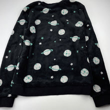 Load image into Gallery viewer, unisex Anko, fleece winter pyjama top, planets, GUC, size 16,  