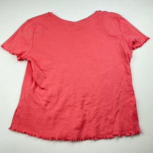 Girls Mango, cotton t-shirt / top, butterfly, GUC, size 12,  