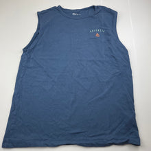 Load image into Gallery viewer, Boys Anko, blue cotton tank top, EUC, size 16,  