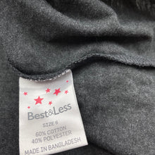 Load image into Gallery viewer, Boys B&amp;L, grey cotton Christmas t-shirt / top, EUC, size 6,  
