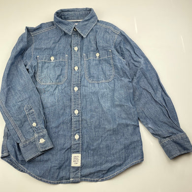 Boys Carters, lightweight cotton long sleeve shirt, EUC, size 5,  