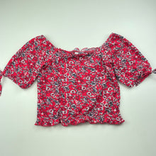 Load image into Gallery viewer, Girls KID, floral crinkle top, EUC, size 12,  