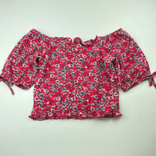 Load image into Gallery viewer, Girls KID, floral crinkle top, EUC, size 12,  