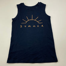 Load image into Gallery viewer, Boys Anko, navy cotton tank top, EUC, size 3,  