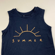 Load image into Gallery viewer, Boys Anko, navy cotton tank top, EUC, size 3,  