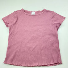 Load image into Gallery viewer, Girls Target, pink ribbed t-shirt / top, GUC, size 9,  