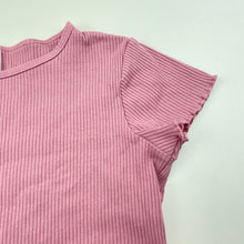Load image into Gallery viewer, Girls Target, pink ribbed t-shirt / top, GUC, size 9,  