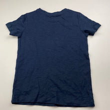 Load image into Gallery viewer, Boys Anko, embroidered navy cotton t-shirt / top, EUC, size 4,  