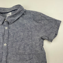 Load image into Gallery viewer, Boys Anko, linen/cotton short sleeve shirt, GUC, size 9,  