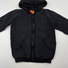 Load image into Gallery viewer, Boys Tilt, knitted cotton zip hoodie sweater, GUC, size 2,  