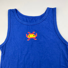 Load image into Gallery viewer, Boys Brilliant Basics, blue stretchy singlet top, GUC, size 6-8,  