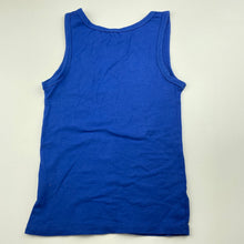 Load image into Gallery viewer, Boys Brilliant Basics, blue stretchy singlet top, GUC, size 6-8,  